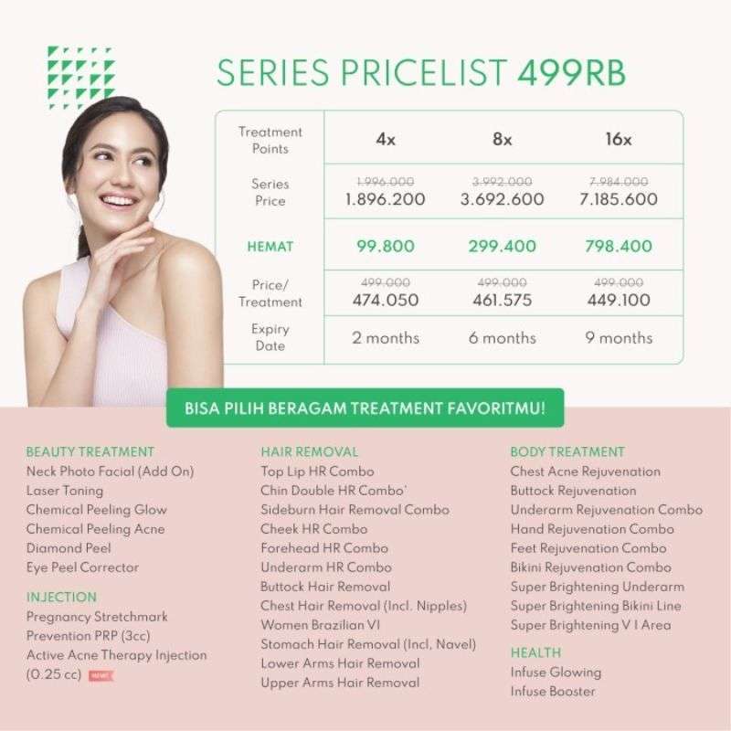Promo Zap Series 499rb Series 499x8 Diskon 8 Di Seller Zap Clinic