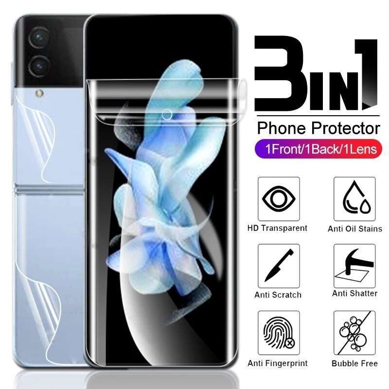 Jual Hydrogel Full Set Samsung Galaxy Z Flip 4 2022 Antigores Screen