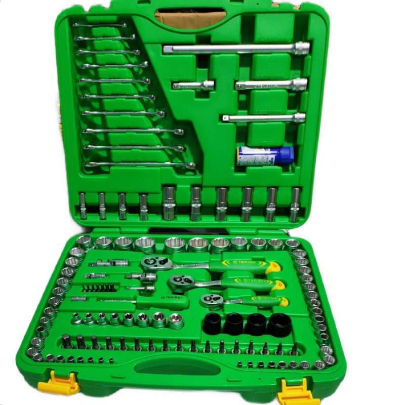 Promo Tekiro Tools Kit 120 Pcs Kunci Sok Set 120 Pcs Hand Socket