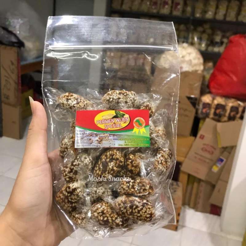 Jual Permen Jahe Wijen Spesial Asli Bangka / Hopis Jahe / Ginger Candy