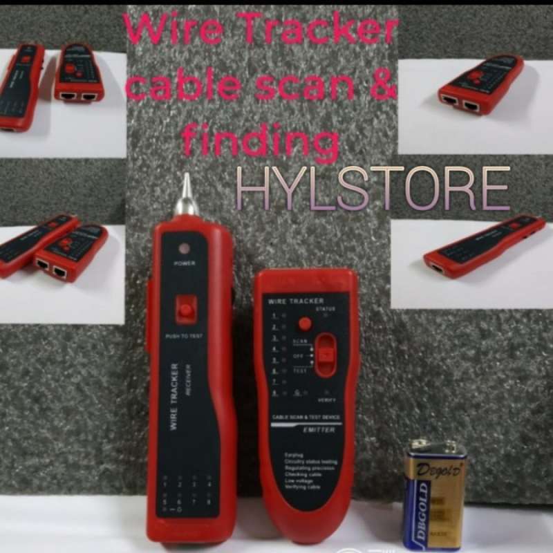 Promo Tester Lan Rj 45 Wire Tracker /Alat Test Kabel Cat 5E