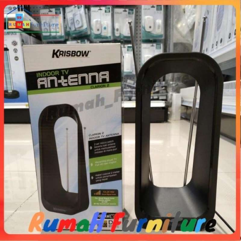 Jual Krisbow Antena TV Indoor Clarion antena TV DIGITAL & Analog di