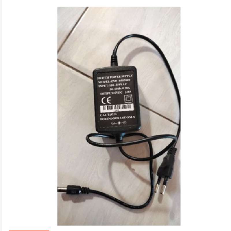 Jual ADAPTOR ADAPTER 5V 2A 5 VOLT 2 AMPER UNTUK CONVERTER FIBER OPTIK ...