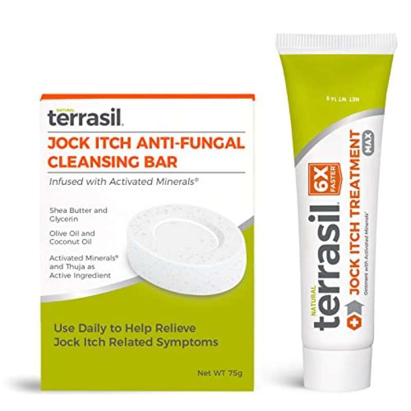 Promo Jock Itch Treatment MAX 14gm and Antifungal Cleansing Soap Kit