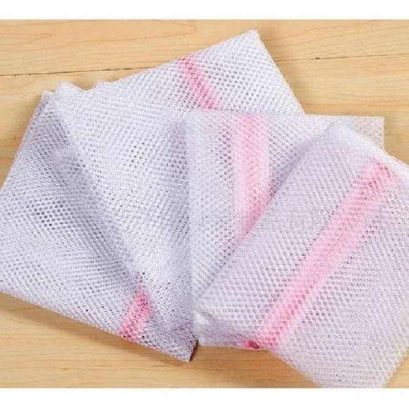 Jual ZIPPER BAG KANTONG LAUNDRY JARING TEMPAT BAJU KOTOR 30x40 di