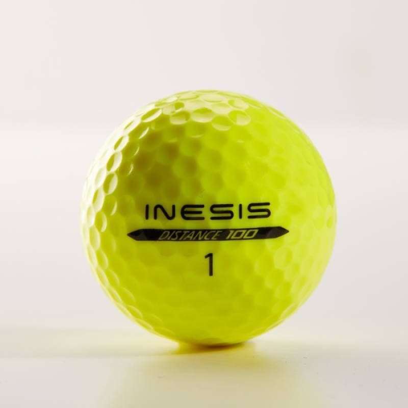 Jual INESIS DISTANCE 100 GOLF BALL X12 YELLOW di Seller Bubblegeum