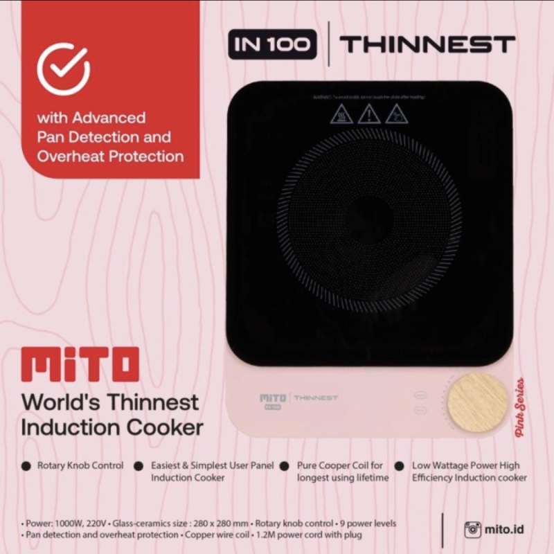 Jual Mito Induction Cooker In100 Kompor Listrik Di Seller Indo Jaya