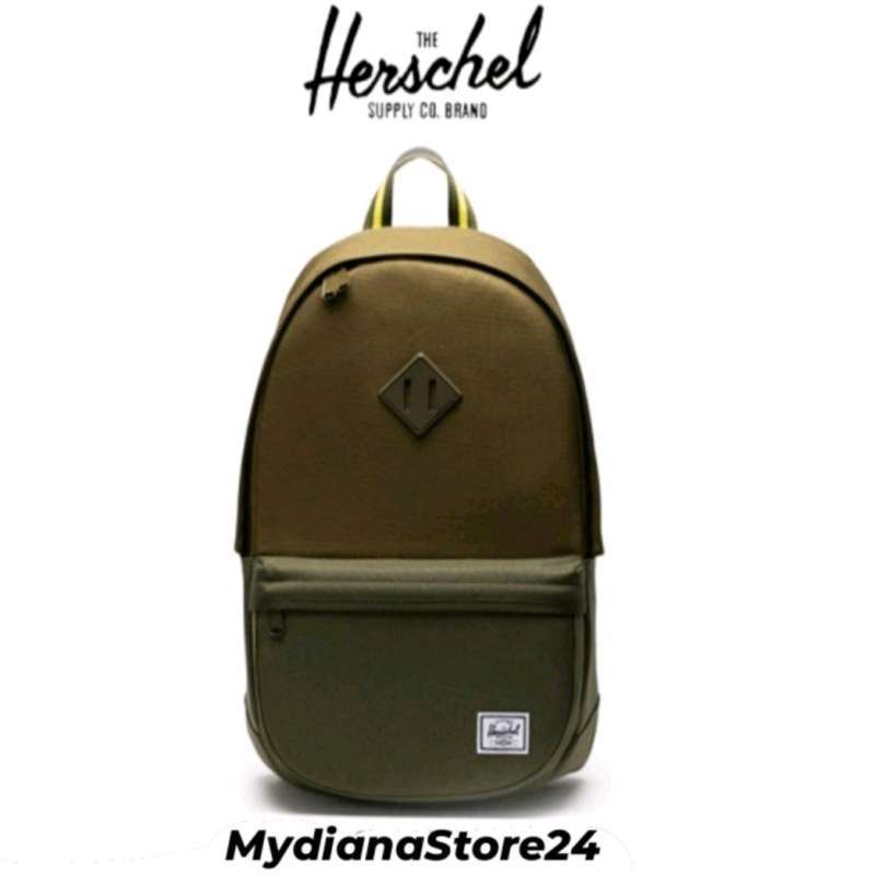 Jual Herschel Heritage Backpack Pro Military Olive/Ivy Green/Limeaid