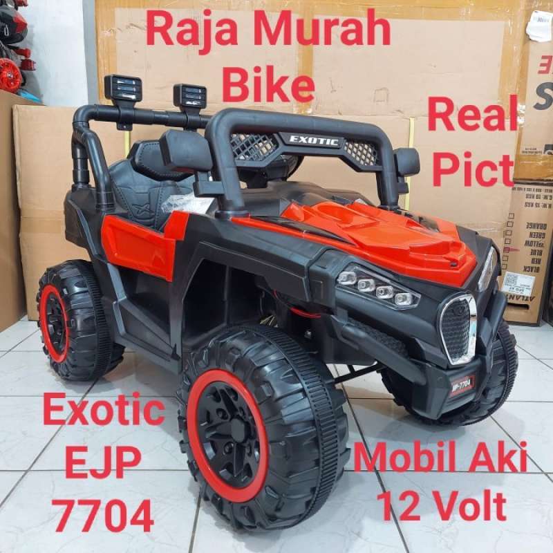 Promo Mobil Aki Exotic EJP 7704 Mainan Anak Mobilan Aki Jeep Exotic 12