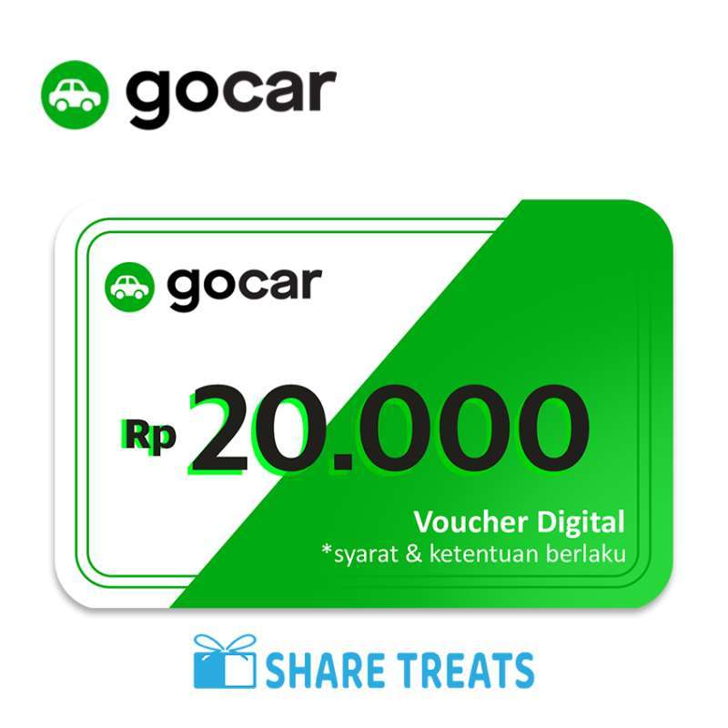 Promo Voucher Digital Go Car Rp 20.000 Diskon 19 di Seller Share