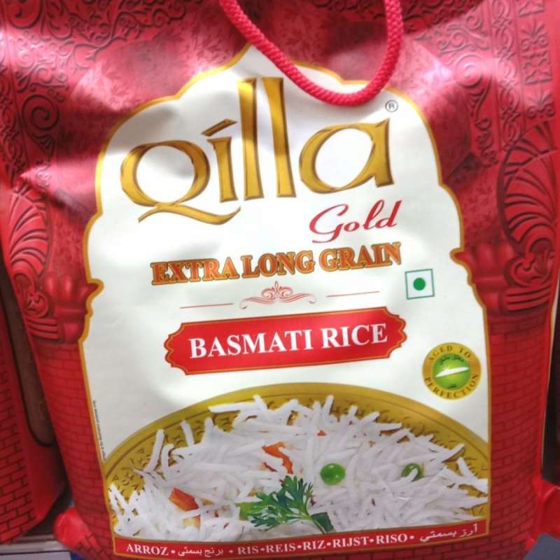 Jual Beras Basmati Lal Qilla Basmati Rice Long Grain 5 Kg Di Seller ...