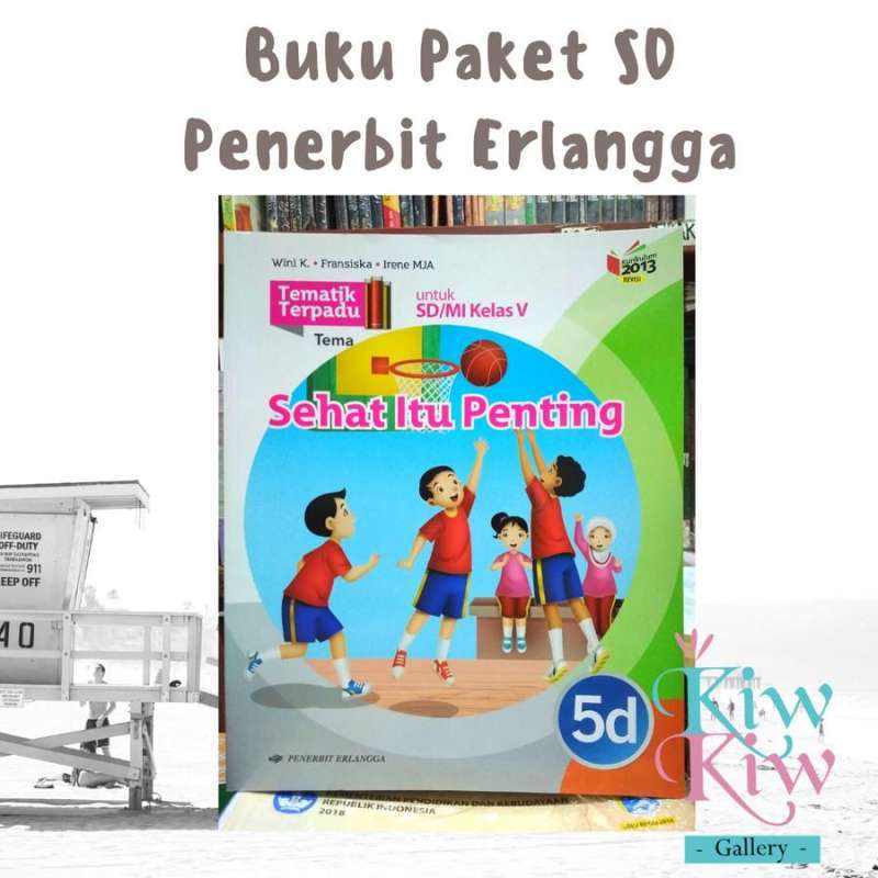 Jual Buku Tematik Terpadu Kelas 5/V SD/MI Jilid 5D - Erlangga di Seller ...
