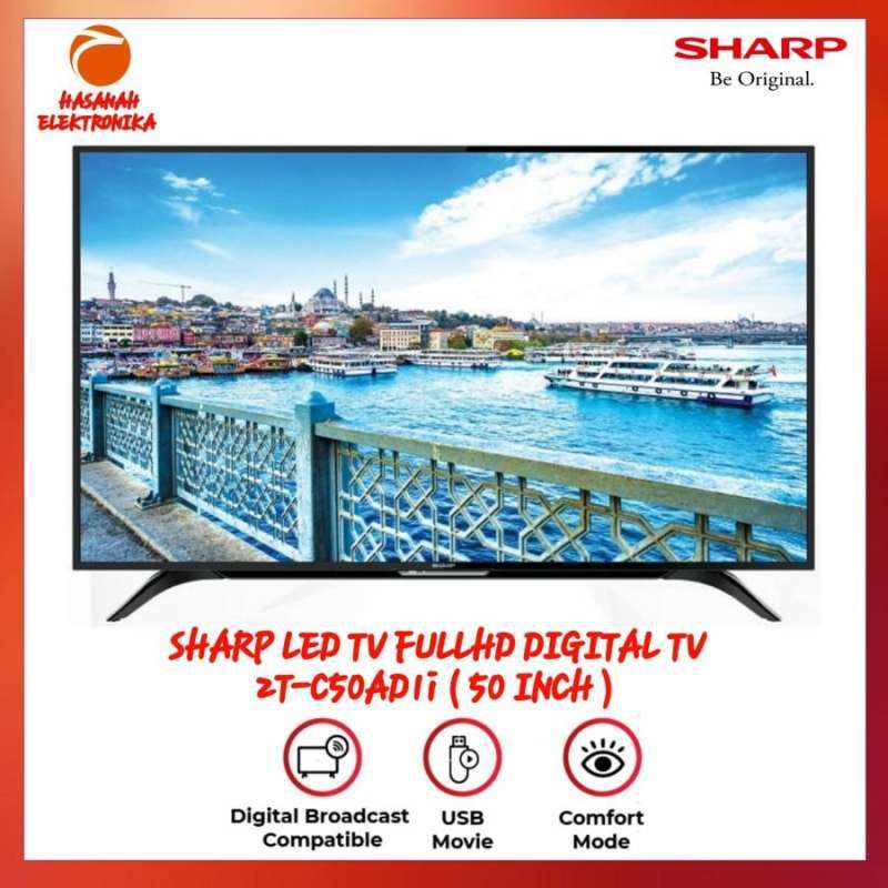 Jual SHARP LED TV FULLHD DIGITAL TV 50 INCH 2TC50AD1i di Seller