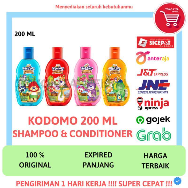 Promo KODOMO SHAMPOO & CONDITIONER 200 ML SHAMPOO ANAK 200 ML Diskon 5%