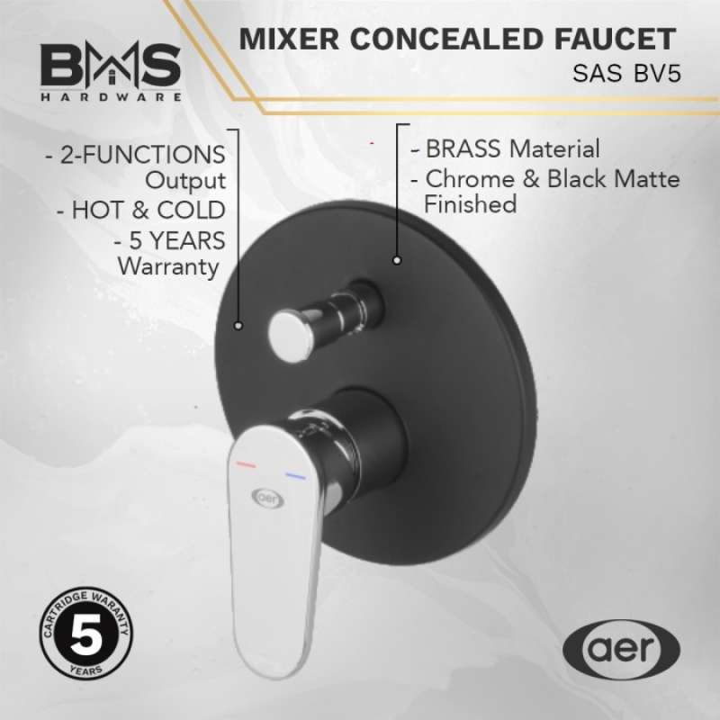 Promo Aer Kran Tanam Shower Tembok 2 Fungsi Panas Dingin Kran Air Sas