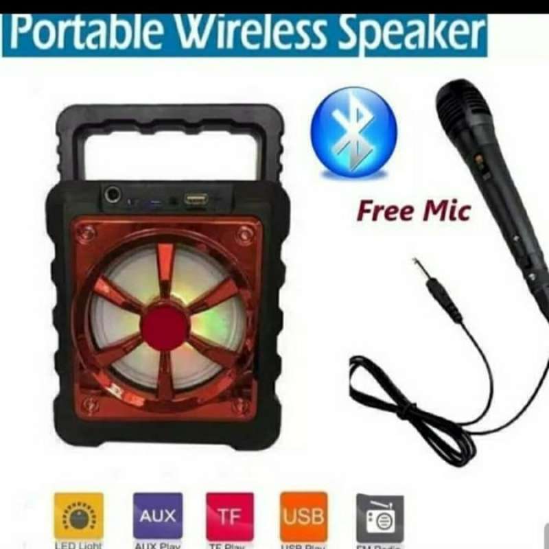 Jual SPEAKER BLUETOOTH PLUS MIC SPEAKER KAROKE - di Seller HAPPY_ALWAYS