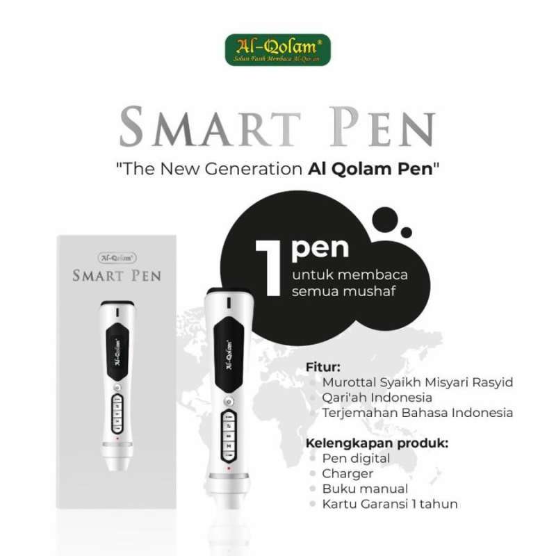 Promo Al Qolam Smart Pen Pembaca Semua Jenis Al Quran/Murottal