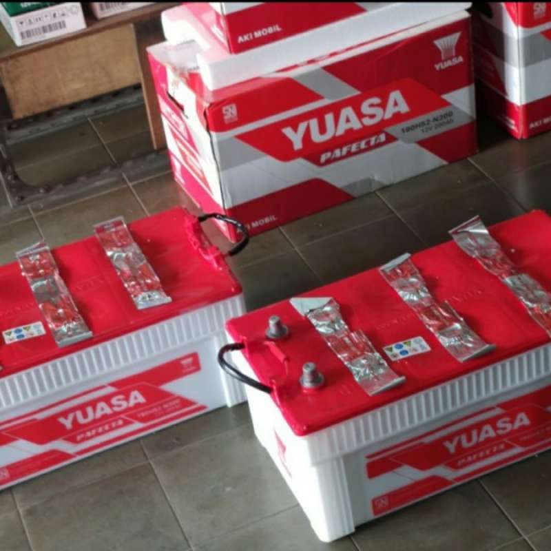 Jual Aki N200 Yuasa Pafecta Untuk Kapal, Genset, Alat Berat 12v / 200ah
