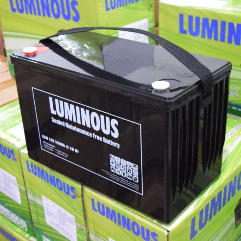 Promo Aki Kering / Baterai VRLA 12V 100AH LUMINOUS AGM Deep Cycle