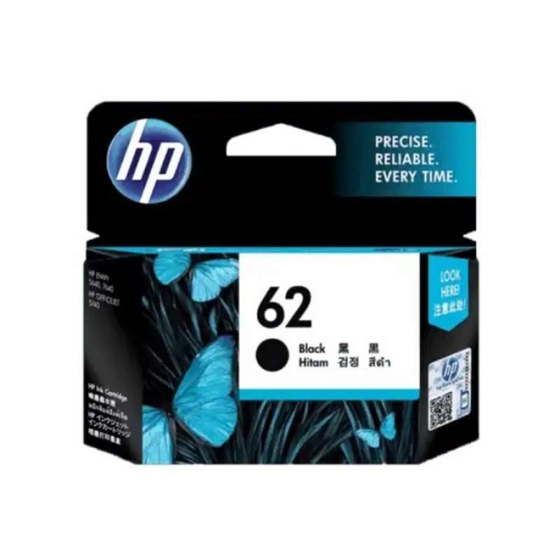 Jual Hp 62 Black Hitam Atau Colour Warna Tinta Cartr idge Printer