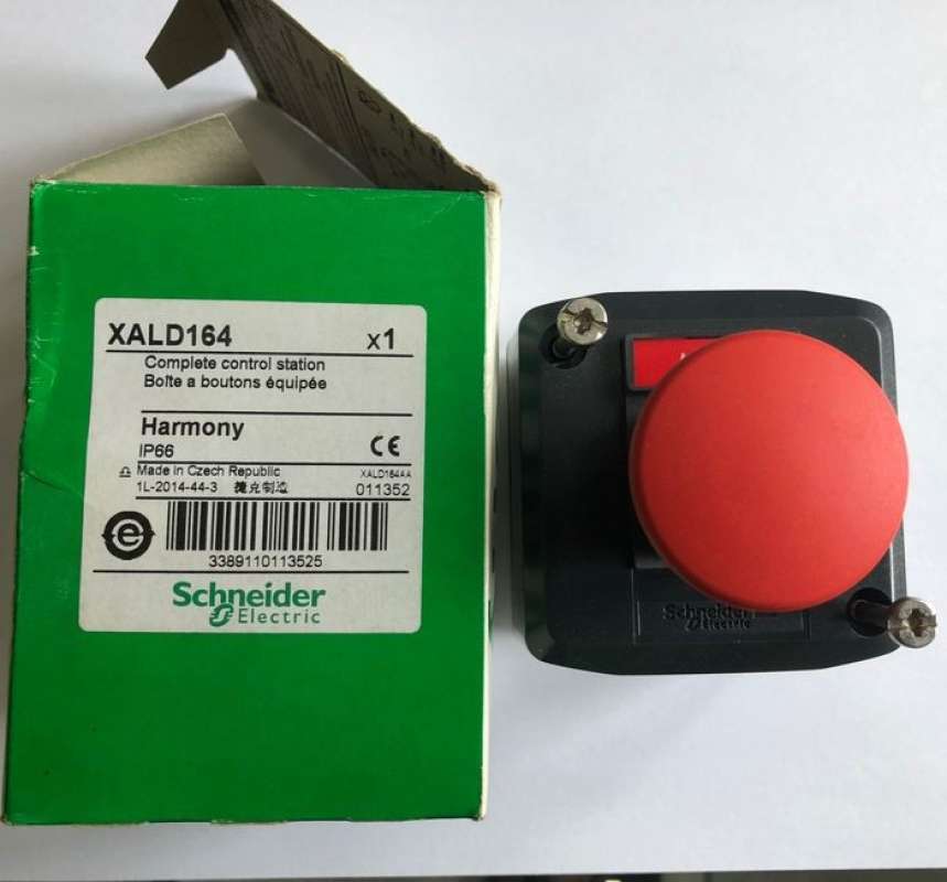 Jual Schneider Panel Kendali Emergency Stop Spring Return 1nc Xald164
