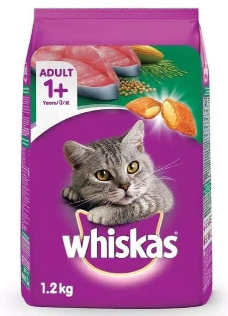 Jual Makanan Kucing WHISKAS Kering Rasa TUNA Kemasan 1.2 Kg Freshpack