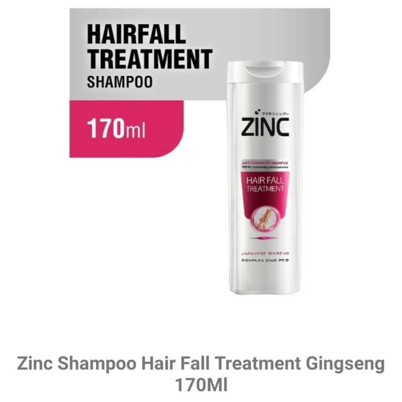 Jual Zinc Shampoo Hair Fall Treatment Gingseng 170 ml di Seller
