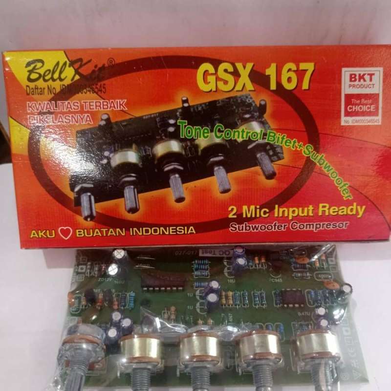 Jual kit tone control stereo + subwoofer di Seller diona elektronik