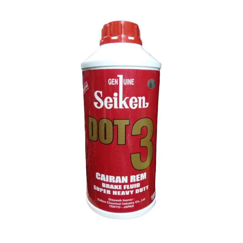 Jual Seiken DOT 3 Brake Fluid Neutral Minyak Rem Merah [1 L] di