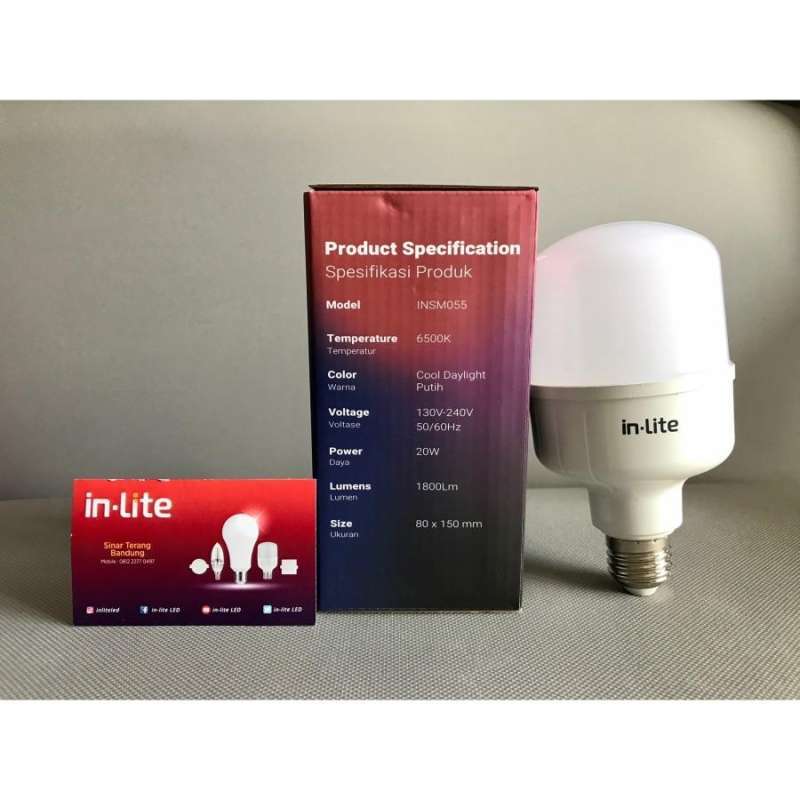 Light Sensor Inlite Jual Lampu Led Capsule Sensor Cahaya Inlite 20W 20 Watt - Insm055 Di ...