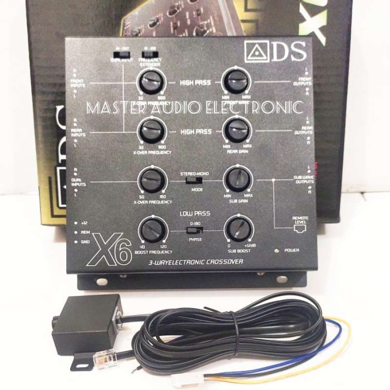 Jual CROSSOVER AKTIF ADS X6 3 WAY CROSSOVER AUDIO MOBIL ADS X6
