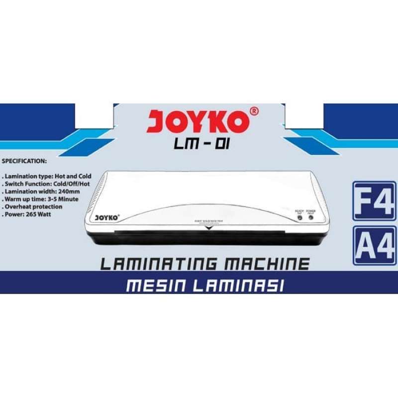 Promo JOYKO LM01 ukuran A4 & F4 Alat Laminating / Mesin Laminator Low