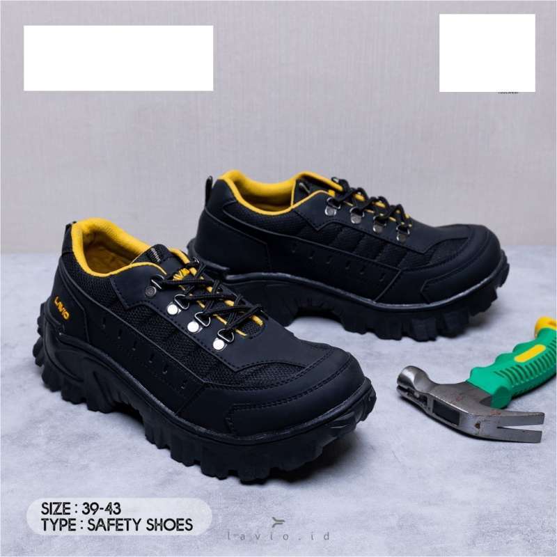 Promo Sepatu Septy Pria Semi Bots Safety Ujung Besi Original Sefty ...