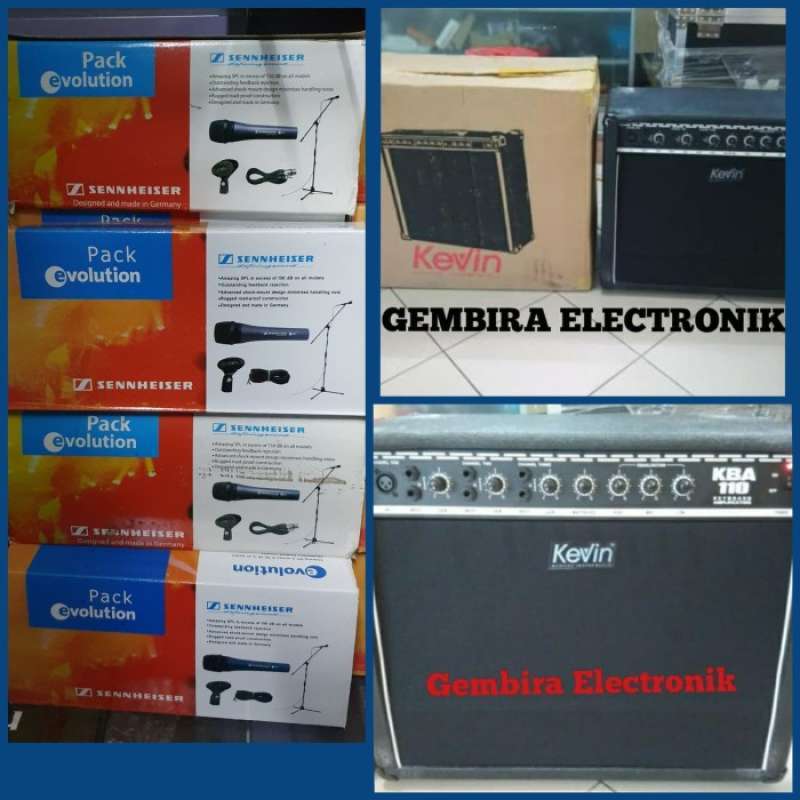 Promo Paket ampli keyboard KEVIN KBA110 & mic Sennheiser original sound