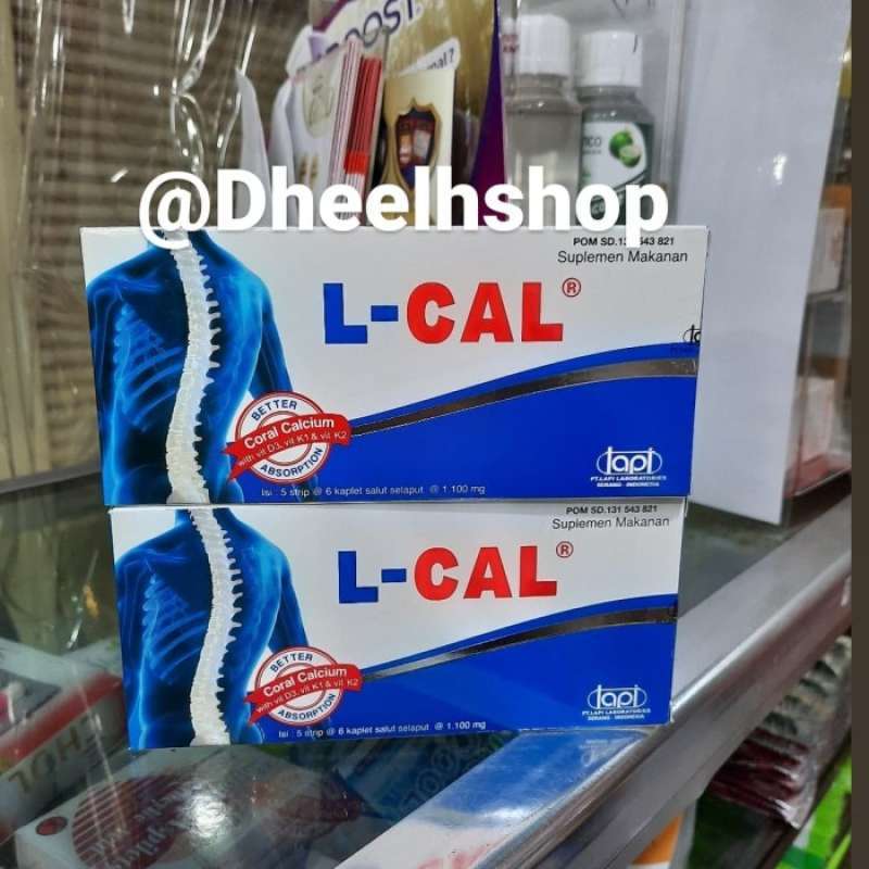 Promo LCal Coral Calcium Isi 30 Kaplet Diskon 17 di Seller PALANG