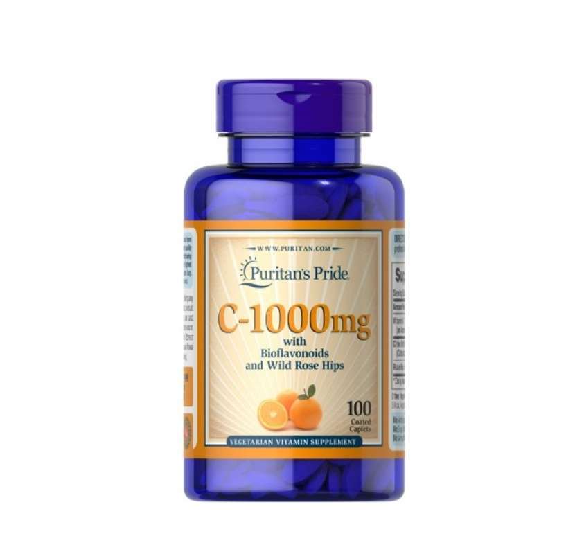 Promo Puritan Pride Vitamin C 1000 with Rosehip & Bioflavonoids 100
