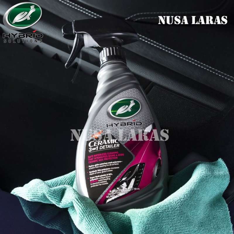 Turtle Wax 53890 Hybrid Solutions Ceramic 3-in-1 Detailer, Waterless Wash And Ce