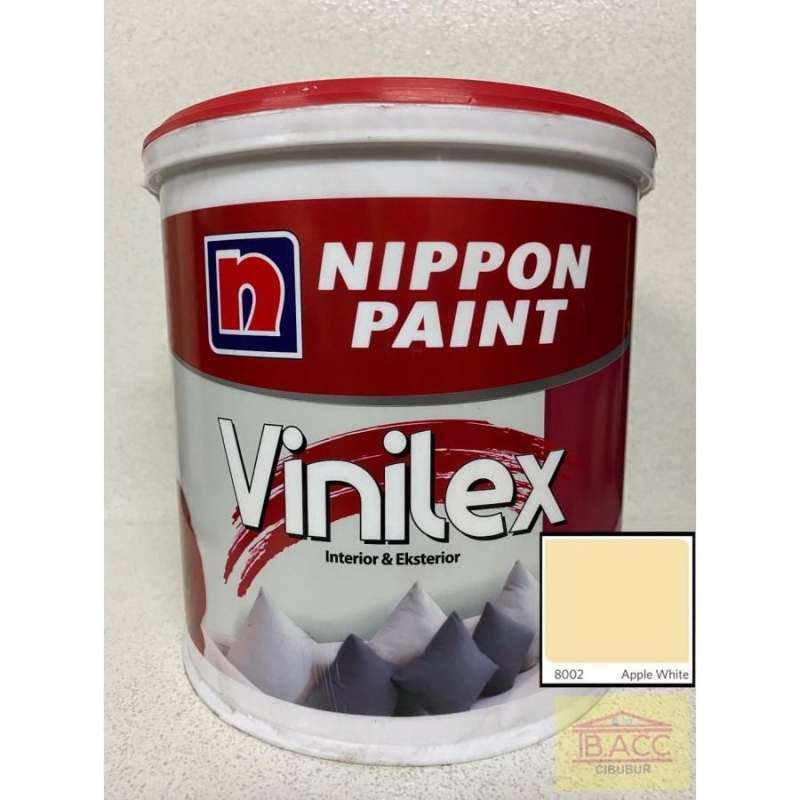 Jual Cat Tembok Vinilex 5kg Nippon Paint Vinilex 8002 Apple White Di