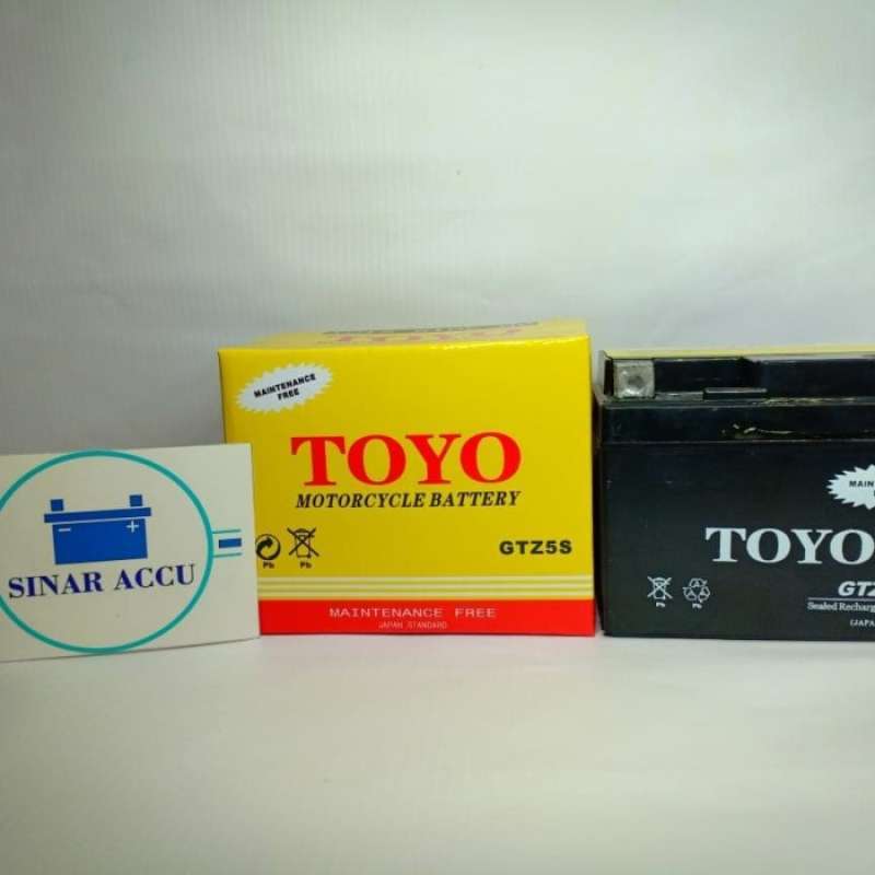 Jual AKI MOTOR HONDA VARIO 110 GTZ5S TOYO AKI KERING di Seller Alfa
