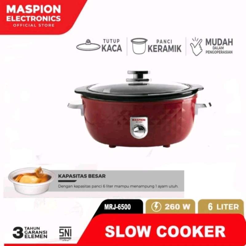 Jual MASPION MSC6500 Slow Cooker 6 Liter 260 Watt MSC 6500 di Seller