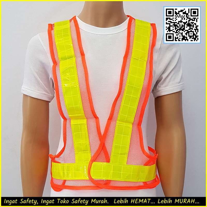 Jual Safety Vest V Guard Jaring Rompi Keselamatan di Seller Toko Safety Murah Petojo Utara