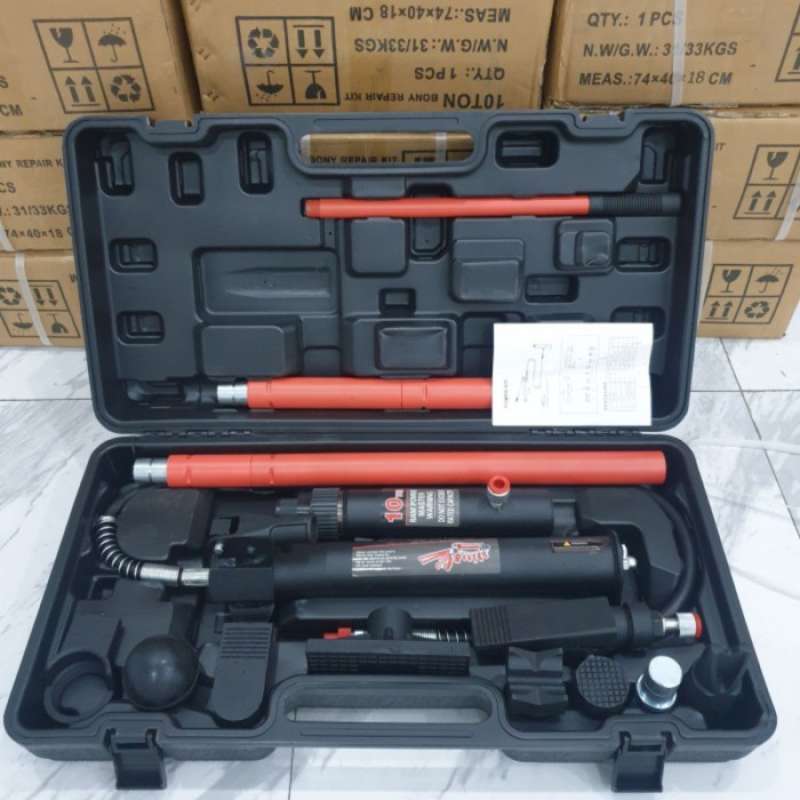 Jual Body Jack 10 Ton / Alat Repair Body Mobil / Hydraulic Repair Kit
