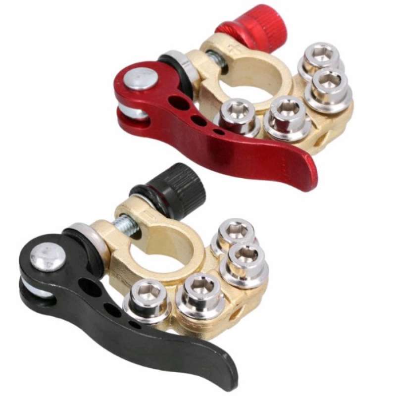 Jual teminal baterai kleman aki clamp aki racing cnc lebih kuat dan