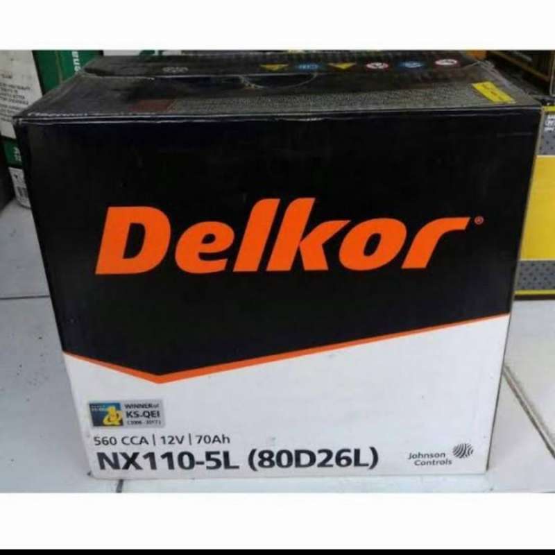 Jual Aki Innova Diesel/ Delkor MF 80D26L/ Aki Fortuner Diesel Pajero di