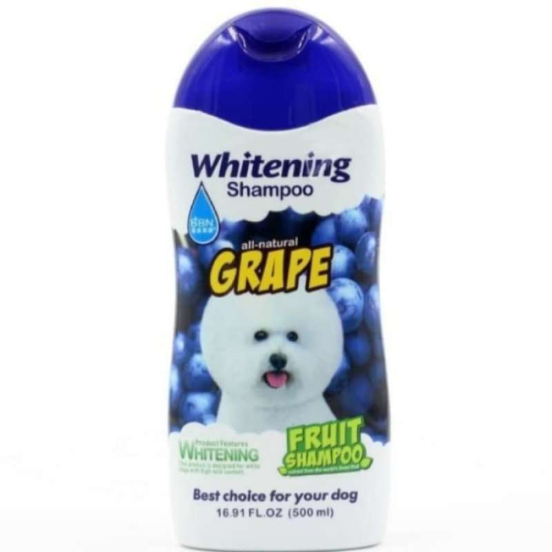 Promo Shampoo Anjing Putih BBN Whitening Grape Shampoo 500ml Dog
