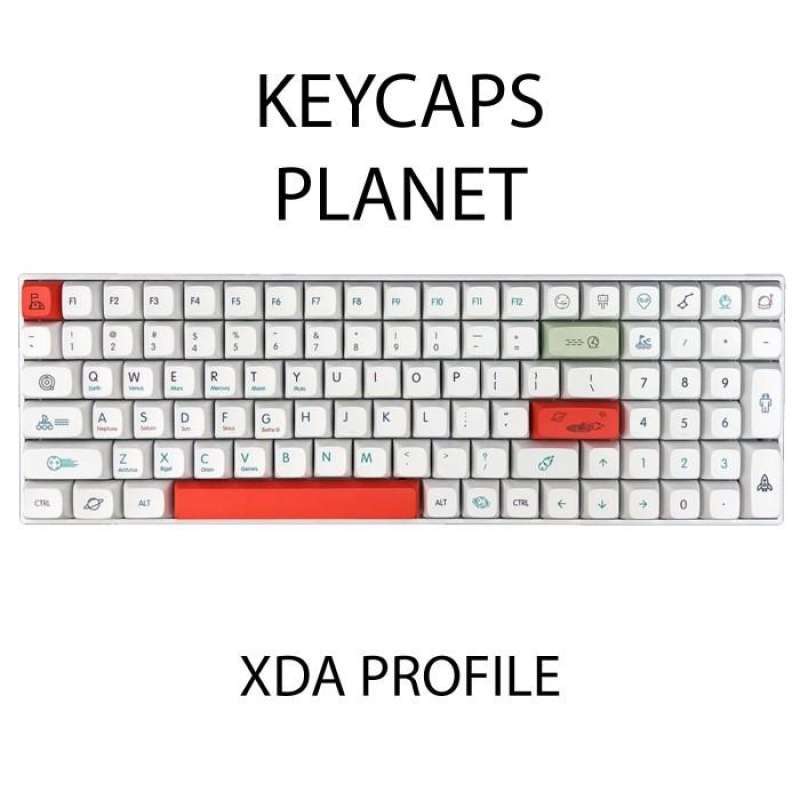Jual KEYCAPS XDA PROFILE SUBLIM MECHANICAL KEYBOARD SINGLE SHOT