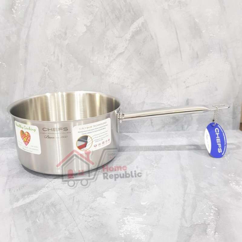 Jual BIMA CHEFS MILK PAN SAUCE PAN 20CM 3,1L SUS304 BP1900720 Panci