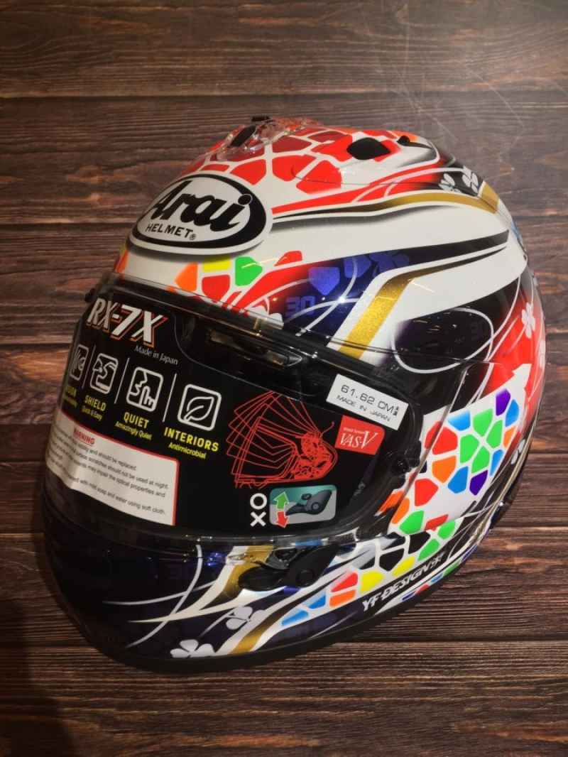 Jual ARAI RX7X NAKAGAMI GP2 NEW HELM MOTOR FULL FACE ARAI RX7X