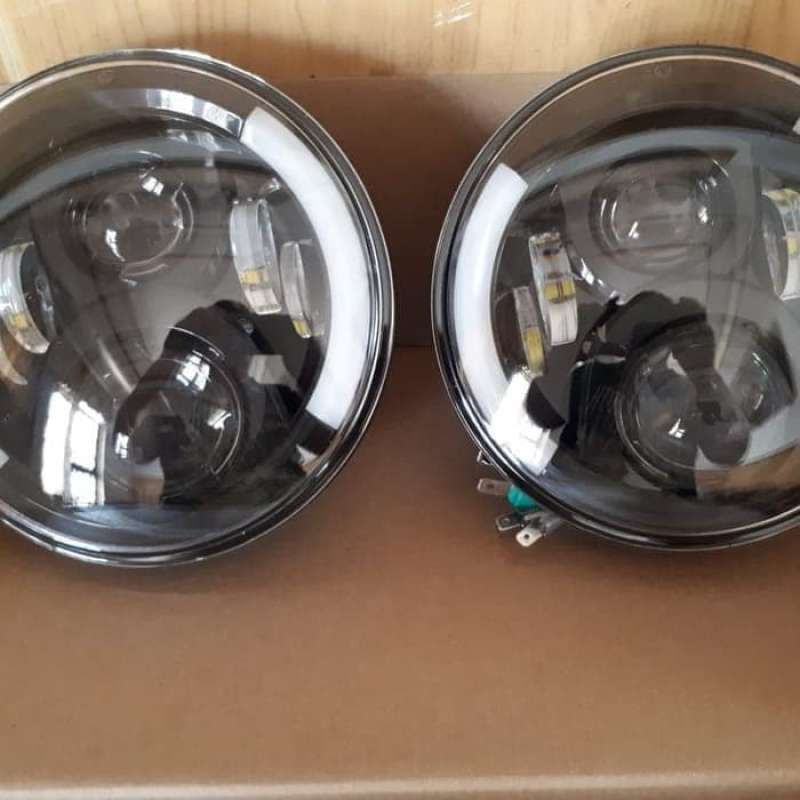 Jual Head lamp led 7 inch lampu utama suzuki jimny katana di Seller