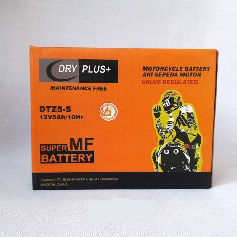 Jual Aki Motor Fino / Xeon / XRide DRYPLUS GTZ5S MF (5Ah) di Seller AVA